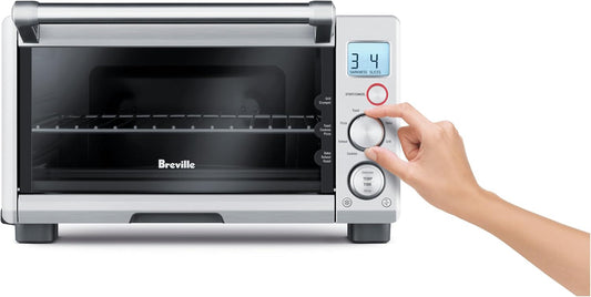 Breville BOV650XL the Compact Smart Oven Countertop Toaster Oven, Brushed Stainless Steel