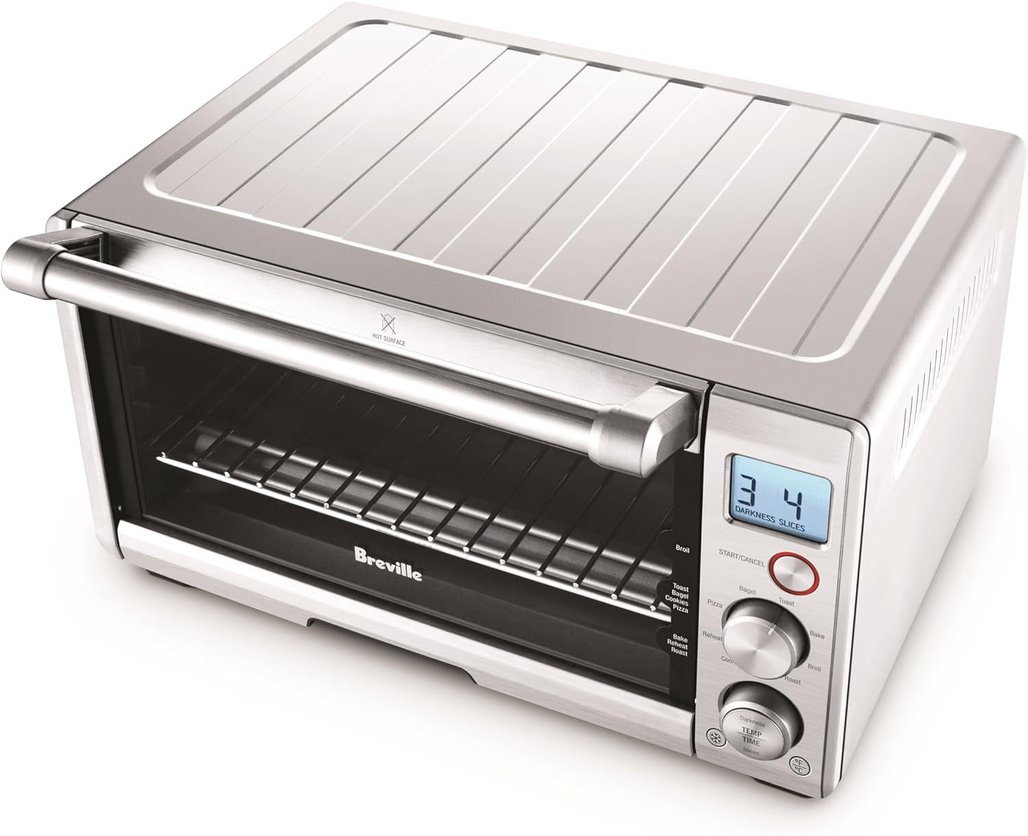 Breville BOV650XL the Compact Smart Oven Countertop Toaster Oven, Brushed Stainless Steel