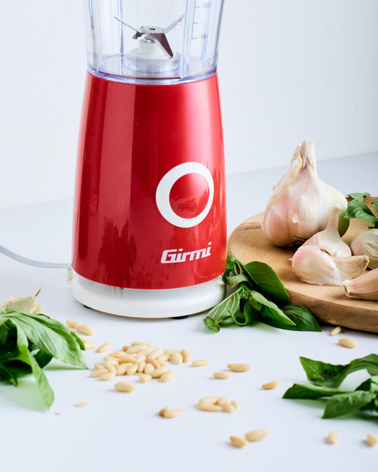 Girmi Electric Blender 4 Stainless Steel Blades 400ml 170W Red