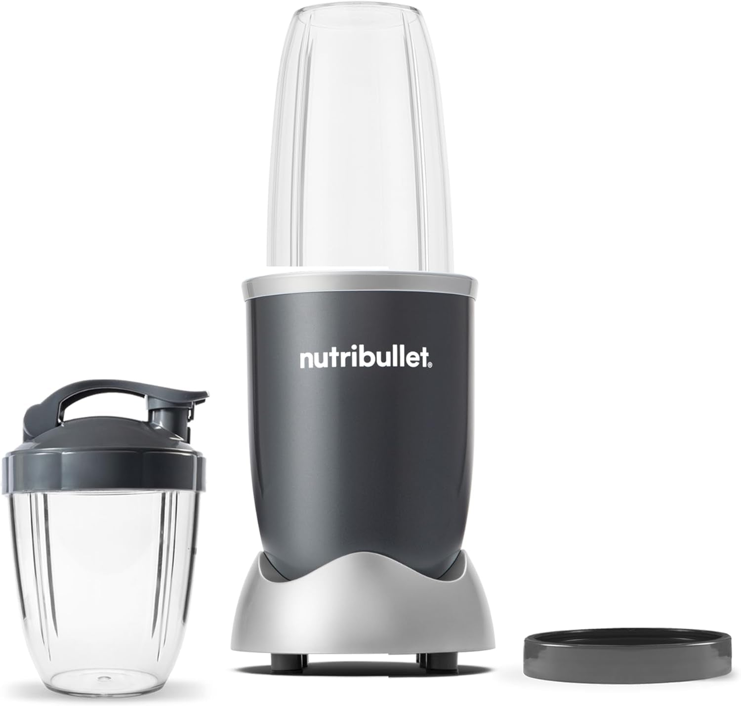 Nutribullet Personal Blender for Shakes, Smoothies, Food Prep, and Frozen Blending, 24 Ounces, 600 Watt, Gray, (NBR-0601)