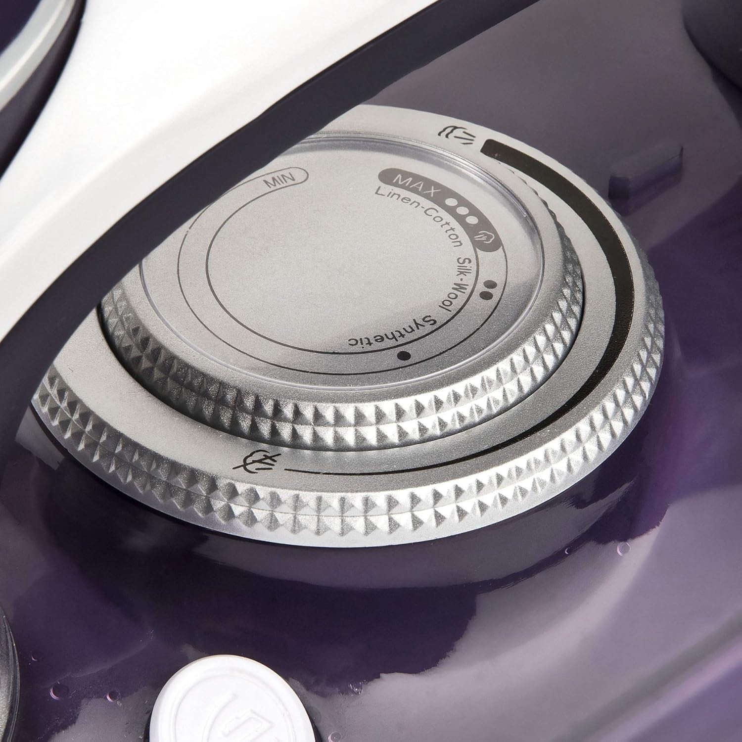 G3 Ferrari Steam Iron Stainless Steel Plate Self-Clean and Spray Function 2800W Purple