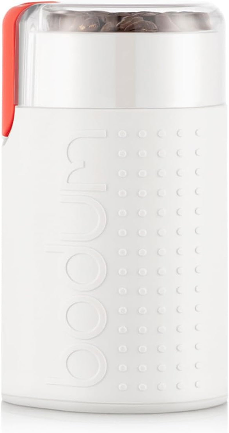 Bodum Bistro Electric Blade Coffee Grinder and Spice Grinder White 