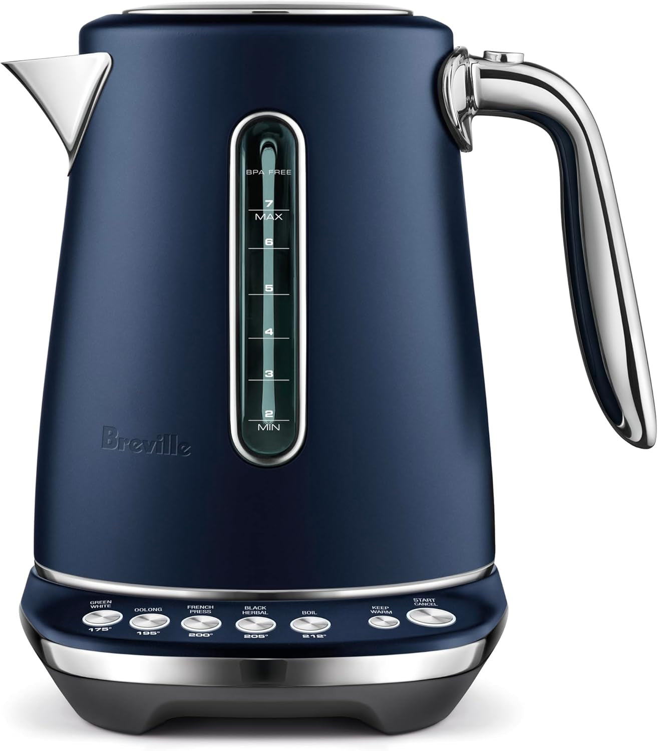 Breville the Smart Kettle™ Luxe Electric Kettle, BKE845BTR, Black Truffle