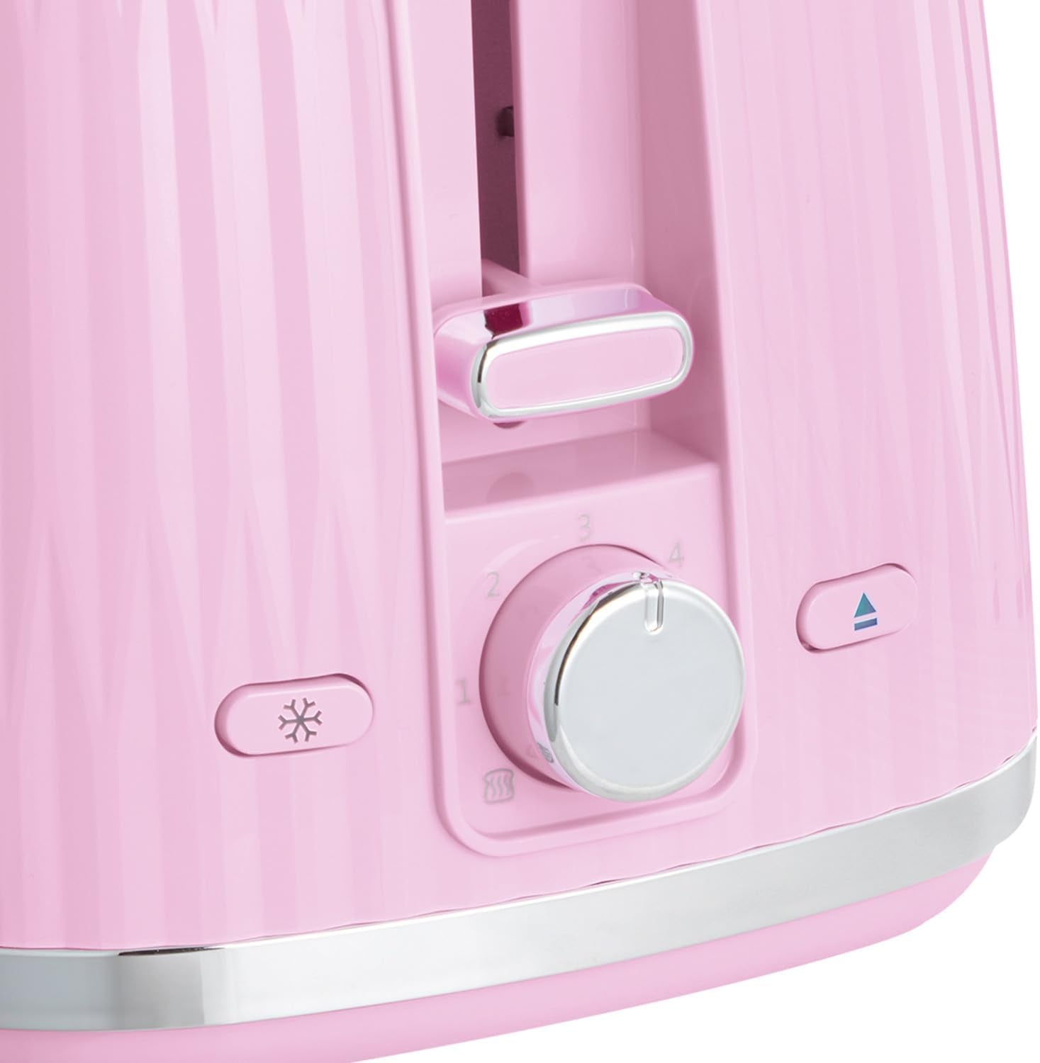 Eden 2 Slice Toaster (6 Browning Settings, High Lift Feature, Frozen, Reheat, Cancel Functions, Removable Crumb Tray, 800W, Raspberry) 27372