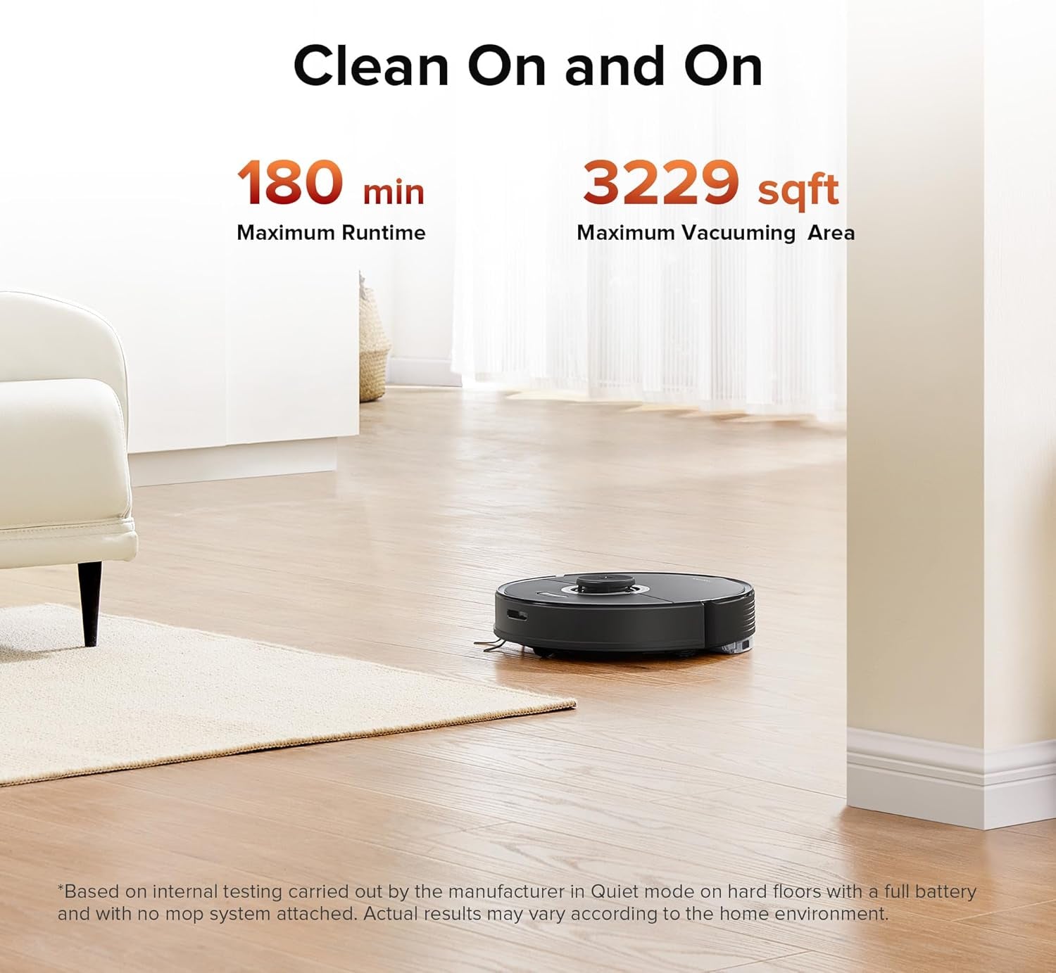 Roborock Q7 Max Robot Vacuum and Mop Cleaner, 4200Pa Strong Suction, Lidar Navigation, Multi-Level Mapping, No-Go&No-Mop Zones, 180Mins Runtime, Works with Alexa, Perfect for Pet Hair(Black)