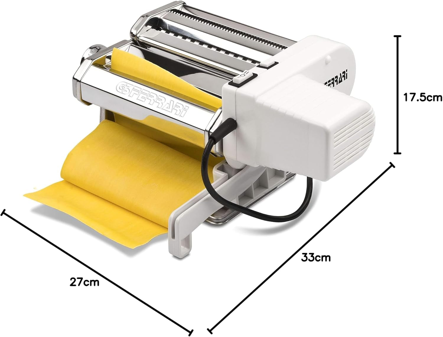 G3 Puff Pastry & Pasta Machine 5 Forms of Dough Stainless Steel With Accessories Included