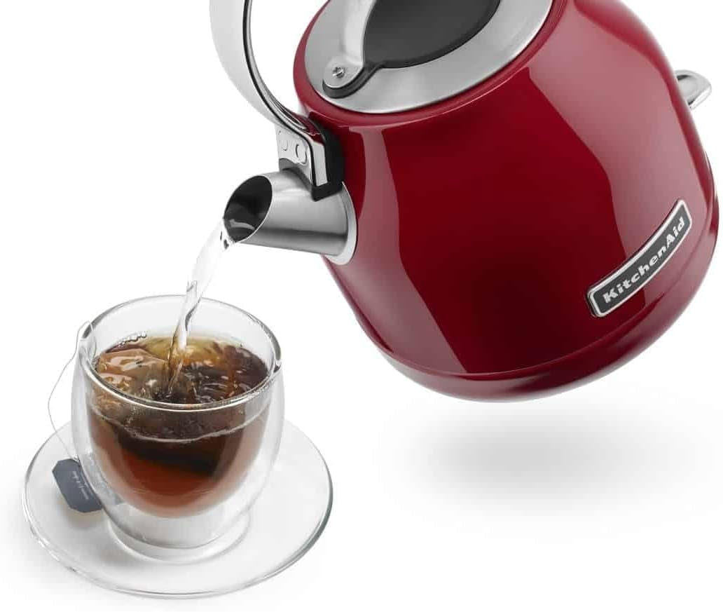 Kitchenaid KEK1222ER 1.25-Liter Electric Kettle - Empire Red,Small