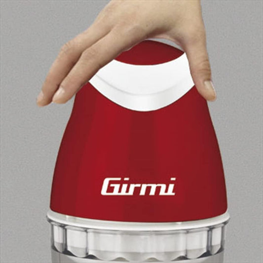 Girmi Chopper Stainless Steel Blades PULSE Operation 500 ml 350W Red