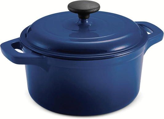 Tramontina Enameled Cast-Iron Dutch Oven 3.5 Qt (Blue), 80131/636DS