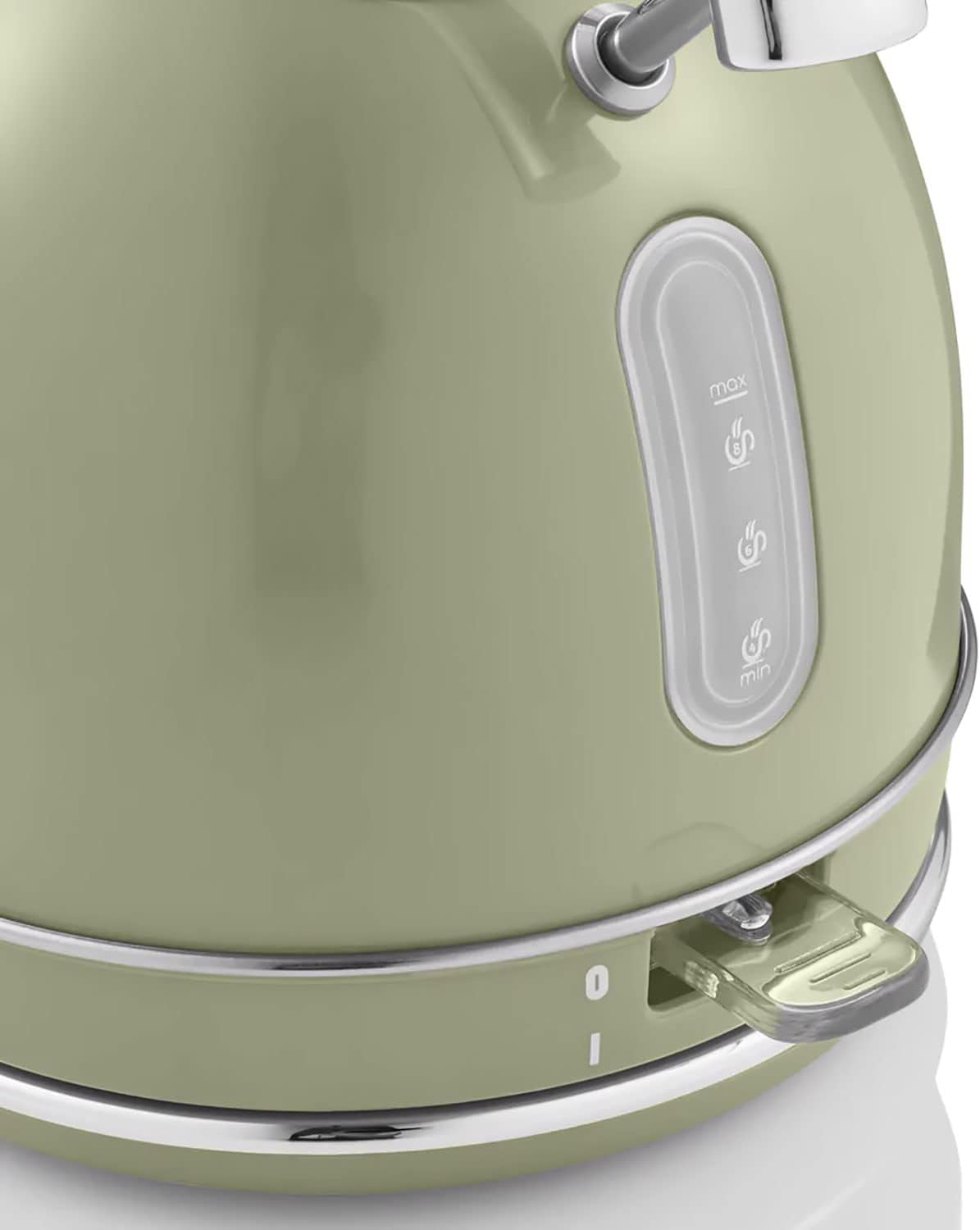 Swan Retro Breakfast Set Stainless Steel Kettle 1.8L & 2-Slice Toaster 6 Level Browning Control Green Color