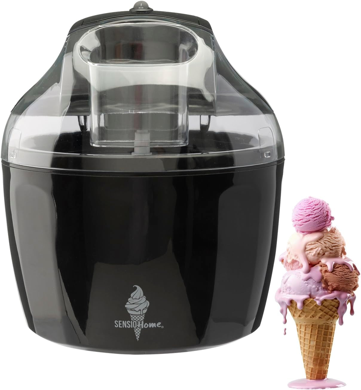 Sensio Ice Cream Maker Machine - Make Delicious Ice Cream in 20 Minutes