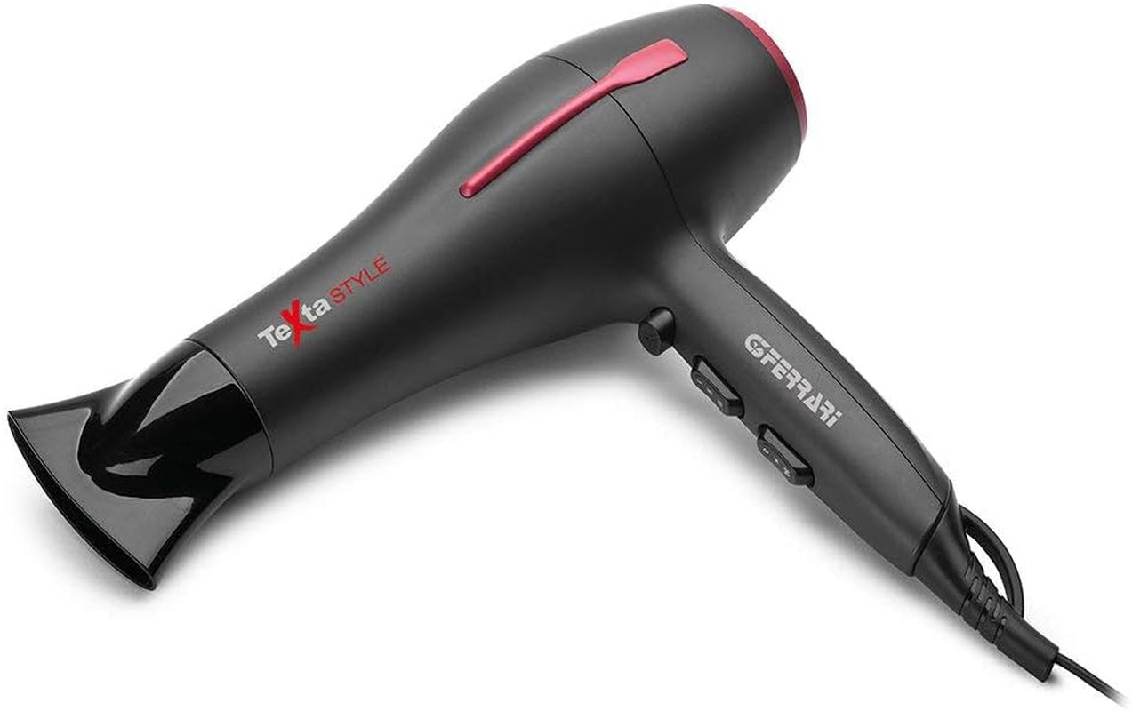 G3 Ferrari Texta Style Hairdryer Cool shot 2 speeds 3 temperatures 2000W