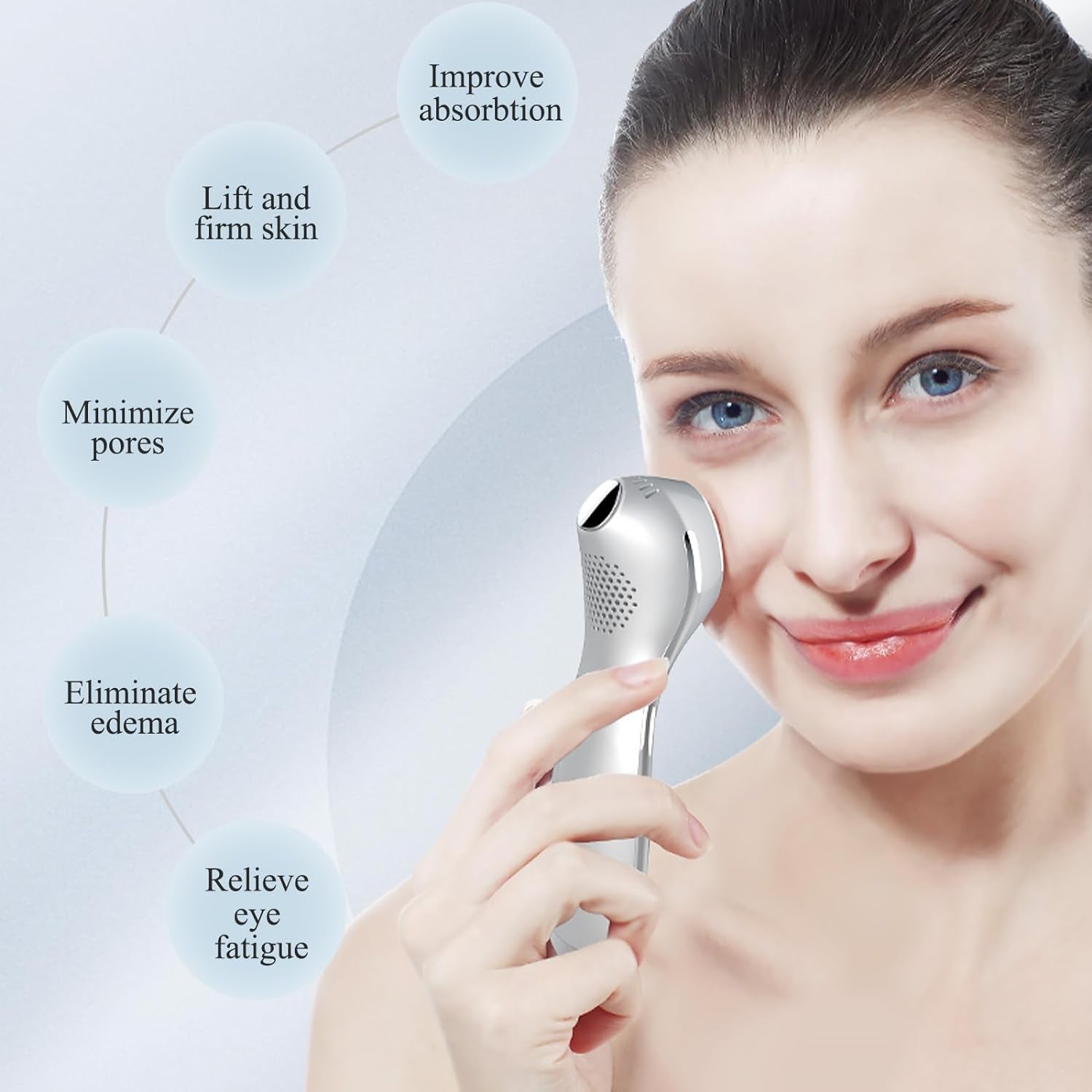 Touchbeauty anti Aging Face & Eye Massager Hot Cool Treatment Face Lifting Skin Tightening