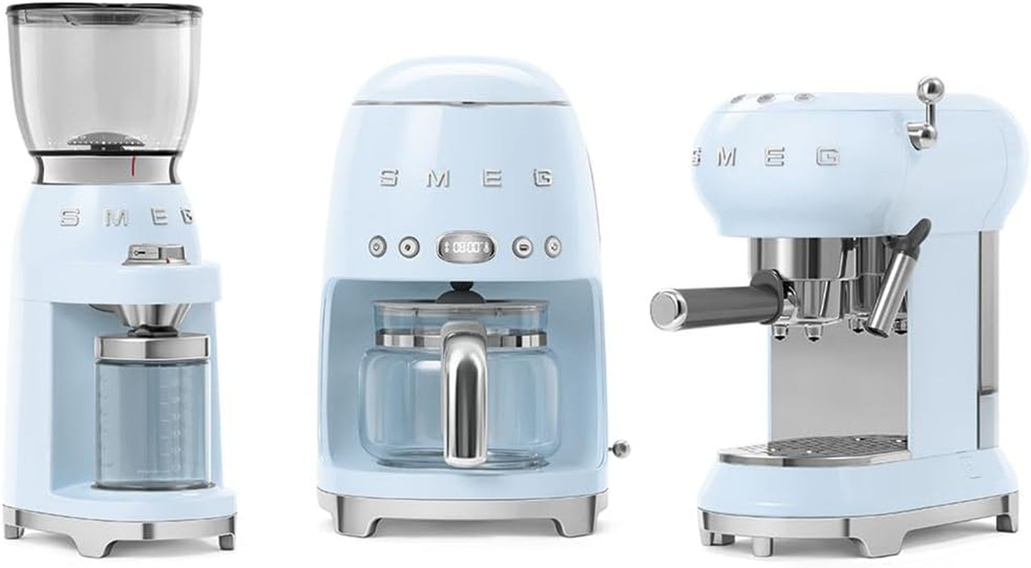 SMEG Retro Electric Coffee Grinder (Pastel Blue)