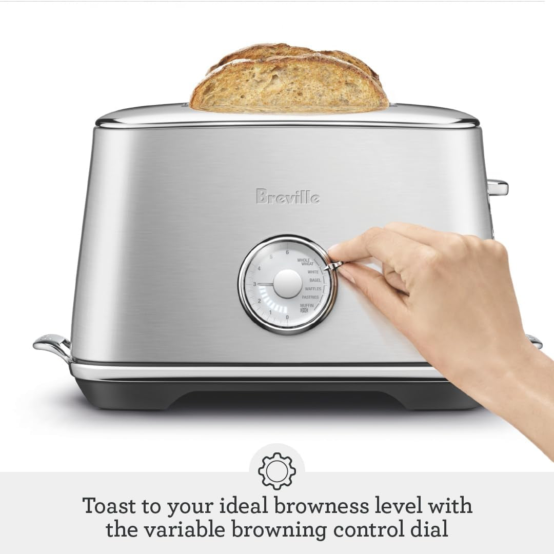 Breville the Toast Select™ Luxe 2-Slice Toaster, BTA735RCH, Royal Champagne