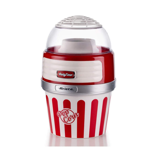 Ariete Pop Corn Maker Party Time With Removable Bowl Red