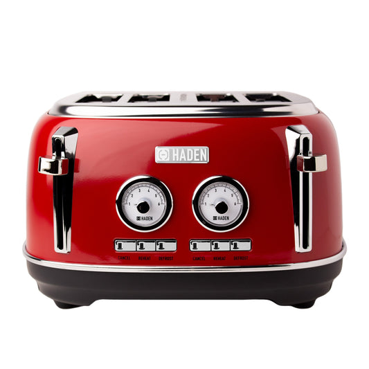 Haden Jersey Toaster 4 Slice Red